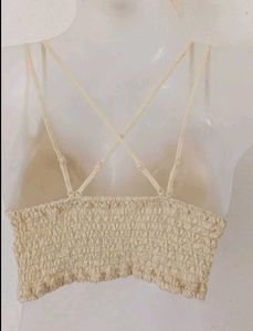 CREAM BRALETTE