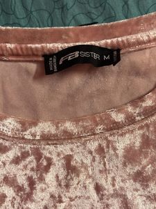 Pink Velvet Tee