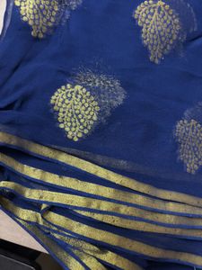 Elegant Blue Saree