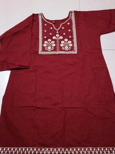 Elegant Embroidered Kurta