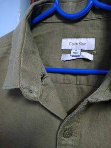 Calvin Klein Olive Green Shirt