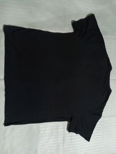 Men black T-shirt
