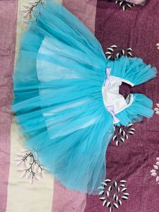 Sky blue Princess Frock