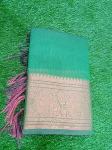 Green Ethnic Saree
