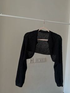 Black Long Sleeves Bolero SHRUG