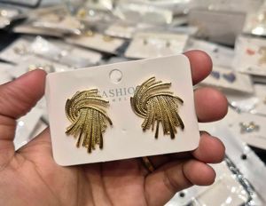 Assymetric Shape Korean Earrings