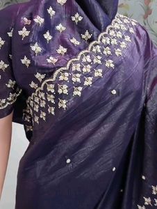 Brand New Crushed Material Hand Embroidery Work Sa