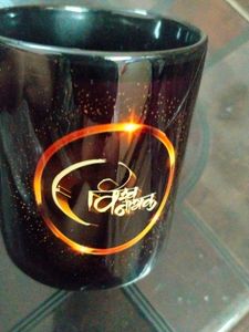 Jet Black Mug With One Sided Print