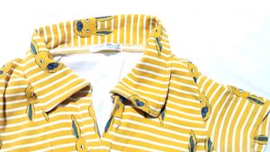 Yellow Colour Crop Tshirt