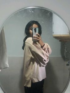 Loose Fit Beige Top