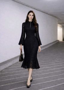 Elegant Black Lace Dress🖤