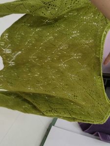 Zurichz Green Knit Top