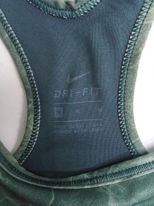 Nike Dri-Fit Green Racerback Sports Bra Women&#39;s