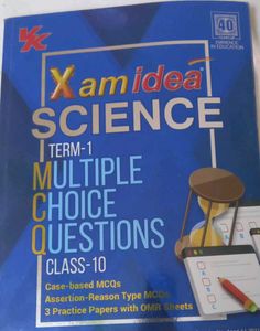 Xamidea Science Class 10 Term 1 MCQ Book
