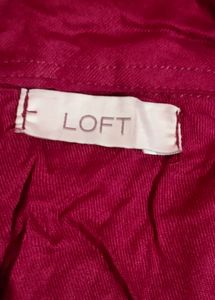 Dark Red Long Top