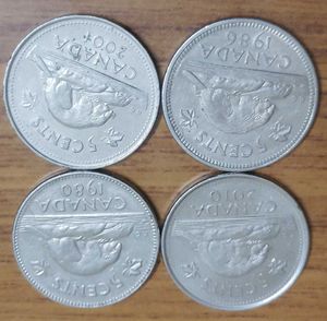 Rate Vintage Coins - Set of 4