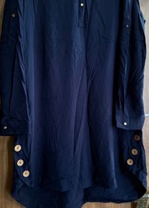 Nevy Blue Fancy Kurti