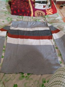 Striped Knit Sweater