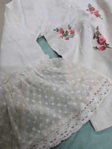 Westside Bombay Paisley Embroidered Crop Top