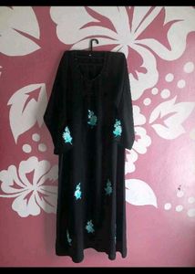 Tulip 🌷 Pattern Abaya With Shawl