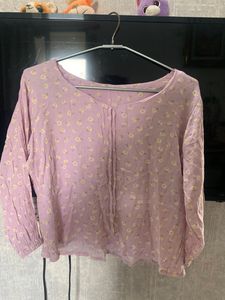 Pink Floral Top