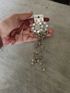 Combo of 2 oxidised earrings jhumka