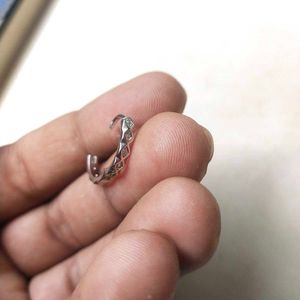 925 Sterling Silver Single Line Earrings 1 pair