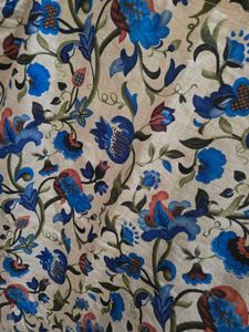 Navy Blue Silk Kurta Large