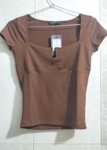 Cute Trendy Brown 🤎🤎 Top