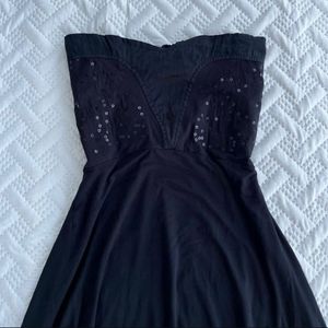 Y2k Halter Vintage Black Dress