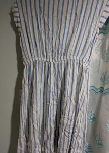 Rio Blue Stripped Mini Dress
