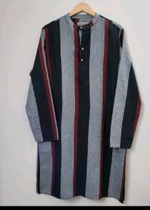 Anouk Striped Cotton Kurta