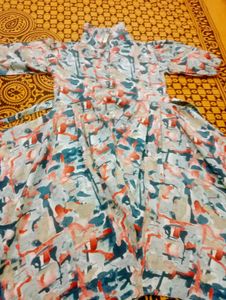 Abstract Print Dress for 10 year old girls