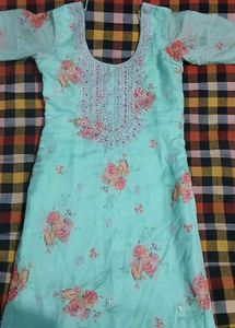 Floral Print Kurti Set
