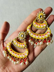 🌟Yellow Bali Earrings- New