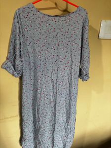 Soft blue kurta - Size: L