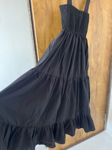 Tiered Black Sundress