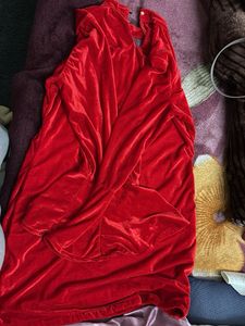 Red Velvet Party Dress