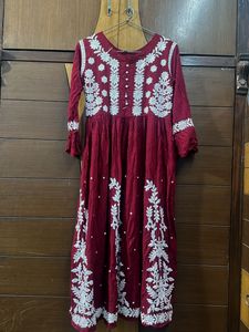Elegant Embroidered Kurta Dress