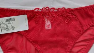 Vibrant Red Netted Panty