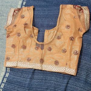 Peach Lehenga Choli Set