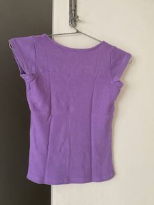 Purple Fitted Top
