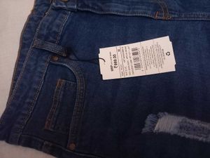 SHEIN High Rise distressed Boot Cut Jea