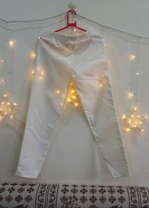 Off White Cotton Ethnic Pants✨️