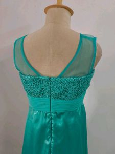 Elegant Teal Maxi Dress