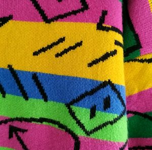 Retro Printed Sweater