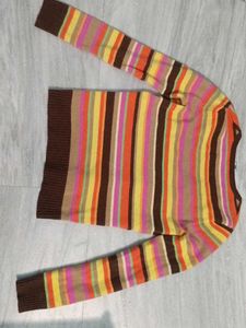 Striped Knit Sweater