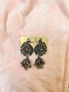 Oxidised Earrings Pair