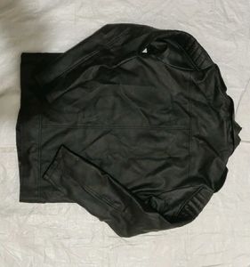 ITBD Black Leather Biker Jacket
