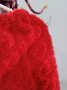 Red Fuzzy Lounge Pants